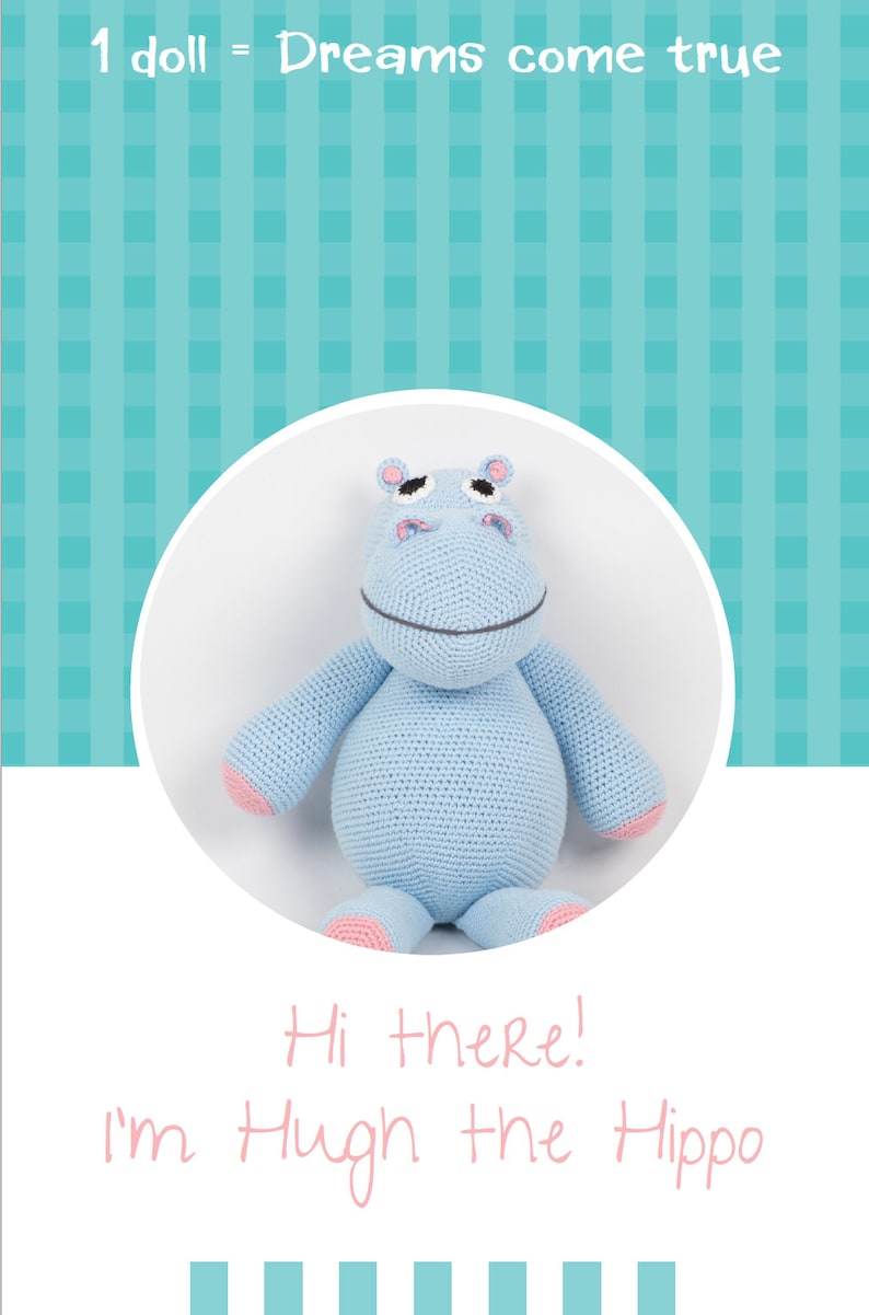 stuffed hippo toy organic toy handmade toy knit doll crochet hippo toy stuffed animals and plushies newborn gift for baby girl baby shower gift for girl  stuff animal white soft toy blue blue color stuffed animal amigurumi crochet stuff