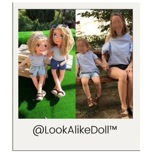 Mini Me doll, Personalize Custom Doll, Reborn Doll, Portrait Doll, Crochet Personalize Doll Look Alike Doll Look like me Doll