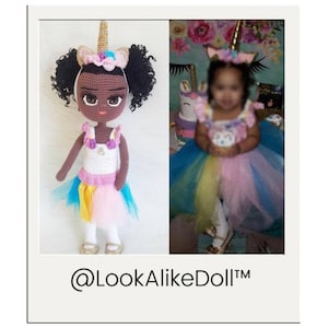 Customizable Crochet Doll for Her - Personalized Doll Is Cute Gift - Look Alike Doll Birthday Gift - Custom Doll and Crochet Toys for Kids
