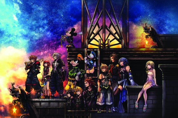 Kingdom Hearts 3 Poster | Etsy