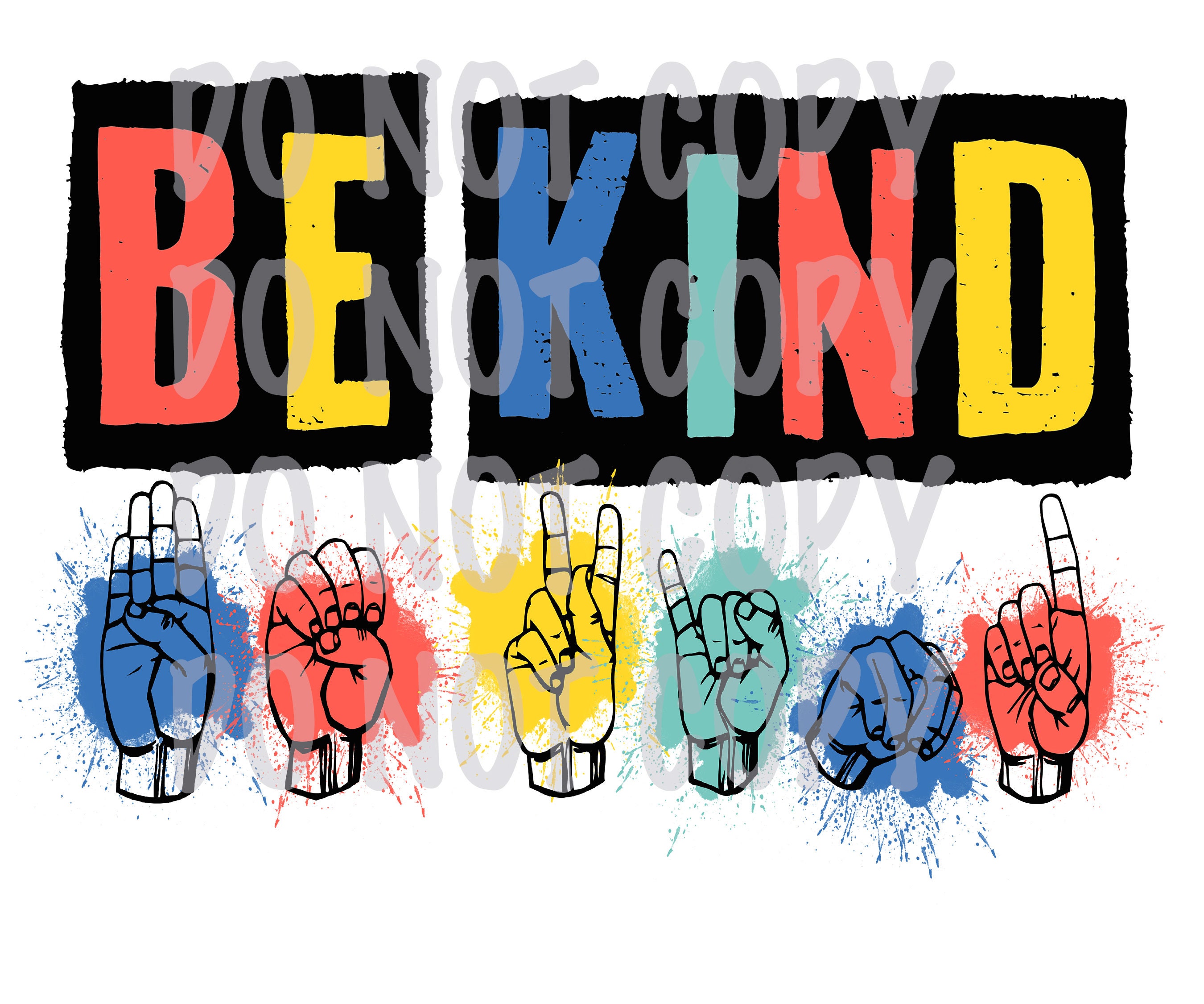 Be Kind Sublimation Transfer Etsy