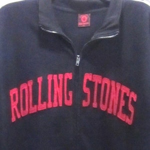 Rolling Stones Vintage Black Sweatshirt Size XL