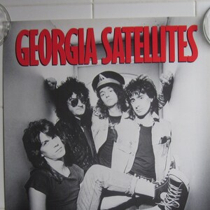 Georgia Satellites Vintage Promotional Poster MINT (1986)