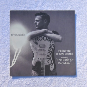 Bryan Adams &quot;Room Service&quot; Vintage Double Sided Promotional Poster Flat