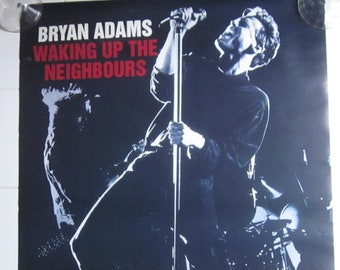 Bryan Adams "Waking Up the Neighbours" Vintage Promotional Poster (1991)