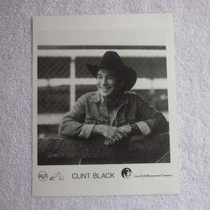 Clint Black Rare Vintage 8 X 10 Promotional Photo