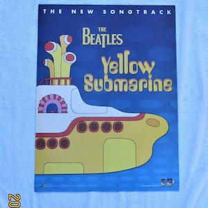 The Beatles &#39;Yellow Submarine&quot; Vintage 2-sided Promotional Poster (1999 Capitol EMI)