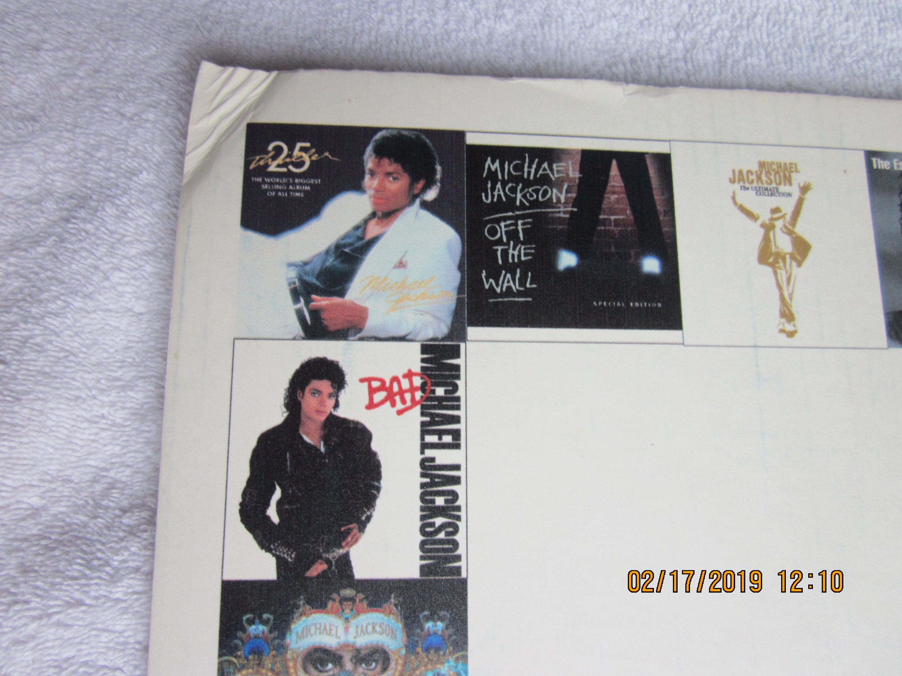 Michael Jackson Rare Commemorative Mounted Promo Poster Print (VG