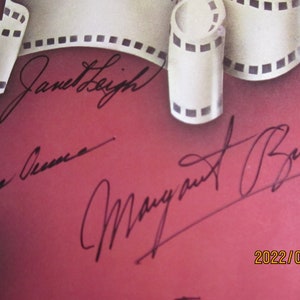 Metro Goldwyn Mayer MGM Autographed Poster image 7