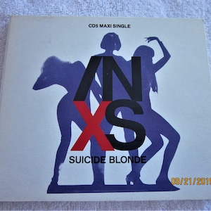 INXS &quot;Suicide Blonde&quot; CD Maxi Single Excellent Condition (Atlantic Records 1990)