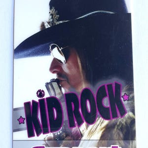 Kid Rock Authentic Crew Support Laminate Tour Pass