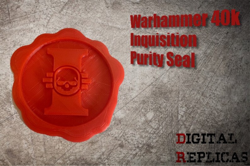 3 Sizes Available Warhammer 40k Inquisition Purity Seal