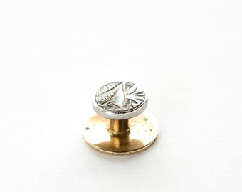 Antique Late Victorian Dress Stud in the Aesthetic Movement Style