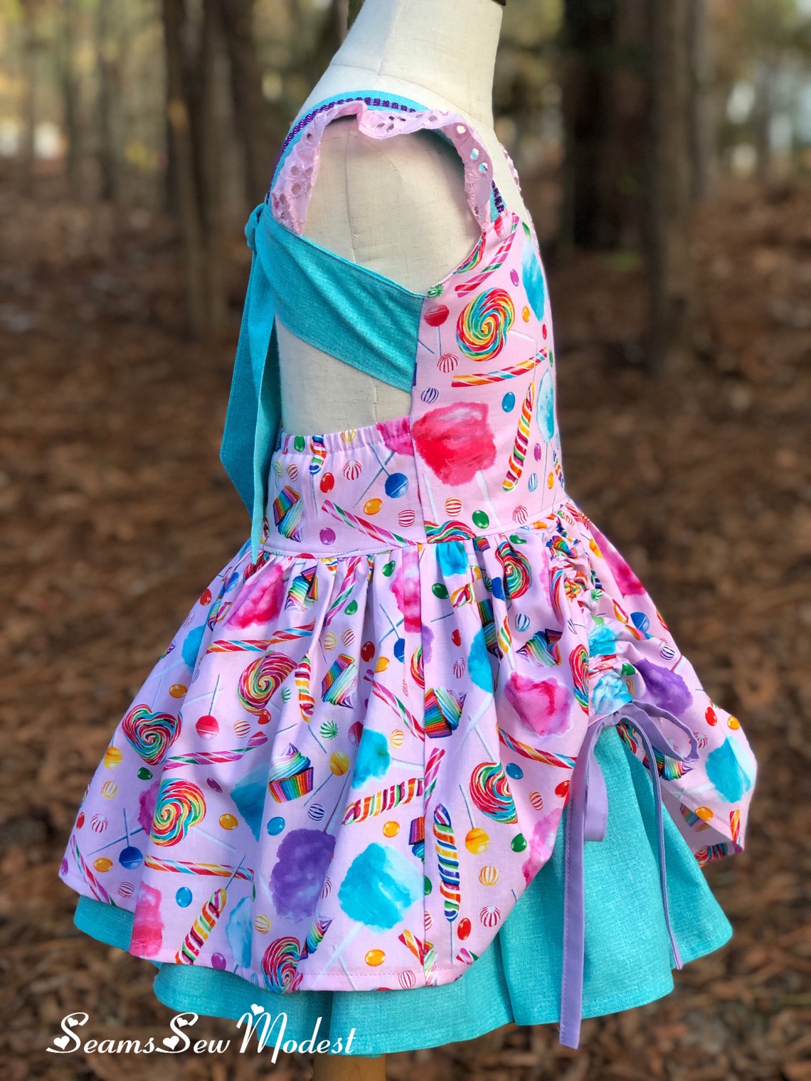 Candy Party Dress ready to ship Valentines Day Etsy