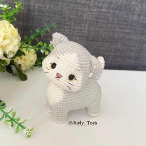 Tuxedo Cat Häkelanleitung: kitty Amigurumi (PDF Pattern )