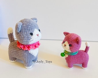 Tuxedo Cat Crochet Pattern: Amigurumi kitty (PDF File)