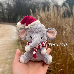 Elephant Crochet Pattern: Amigurumi Momo The Elephant PDF (Instant Download)
