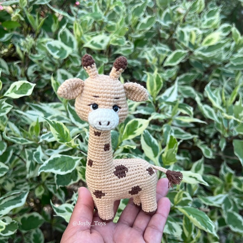 Giraffe Crochet Pattern Amigurumi Giraffe Crochet Giraffe Etsy