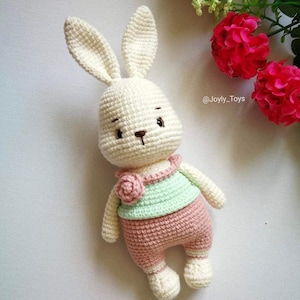 Bunny Amigurumi Crochet Pattern (PDF file)