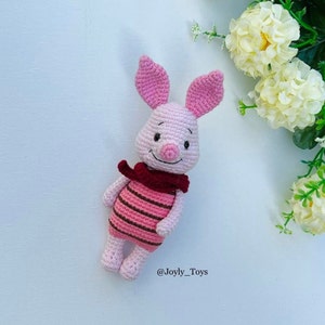 Piglet Crochet Pattern,  Amigurumi Pig, Crochet Piglet PDF file