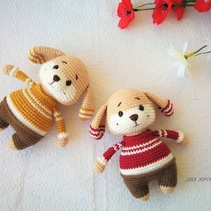Dog Crochet Pattern, Puppy Amigurumi, Crochet Puppy PDF file