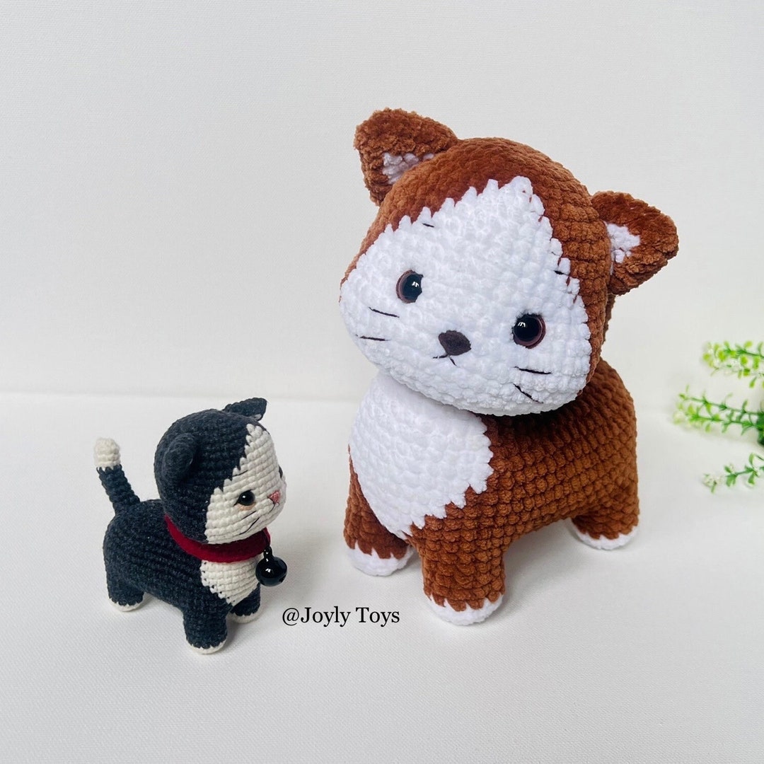 Tuxedo Cat Crochet Pattern, Cat Crochet, Crochet Kitty PDF File Etsy