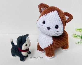 Cat Crochet Pattern,  Tuxedo Cat Crochet, Crochet Kitty PDF file