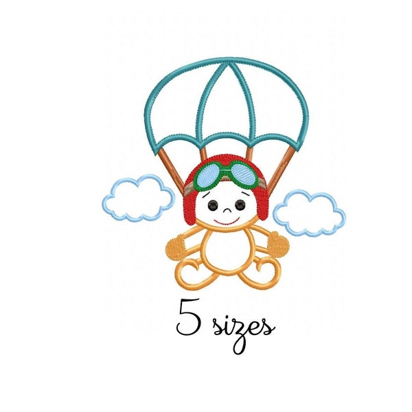 Parachute Embroidery Etsy