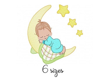 Baby Boy embroidery designs, Babies embroidery design machine, Newborn embroidery pattern, file instant download, Cute embroidery design