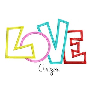 Love embroidery design, Valentine&#39;s day embroidery design machine, Love embroidery pattern, file instant download, Valentines design