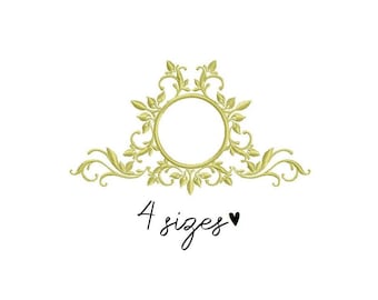 Frame embroidery designs Towel design embroidery design machine embroidery pattern file instant download flowers embroidery frame design