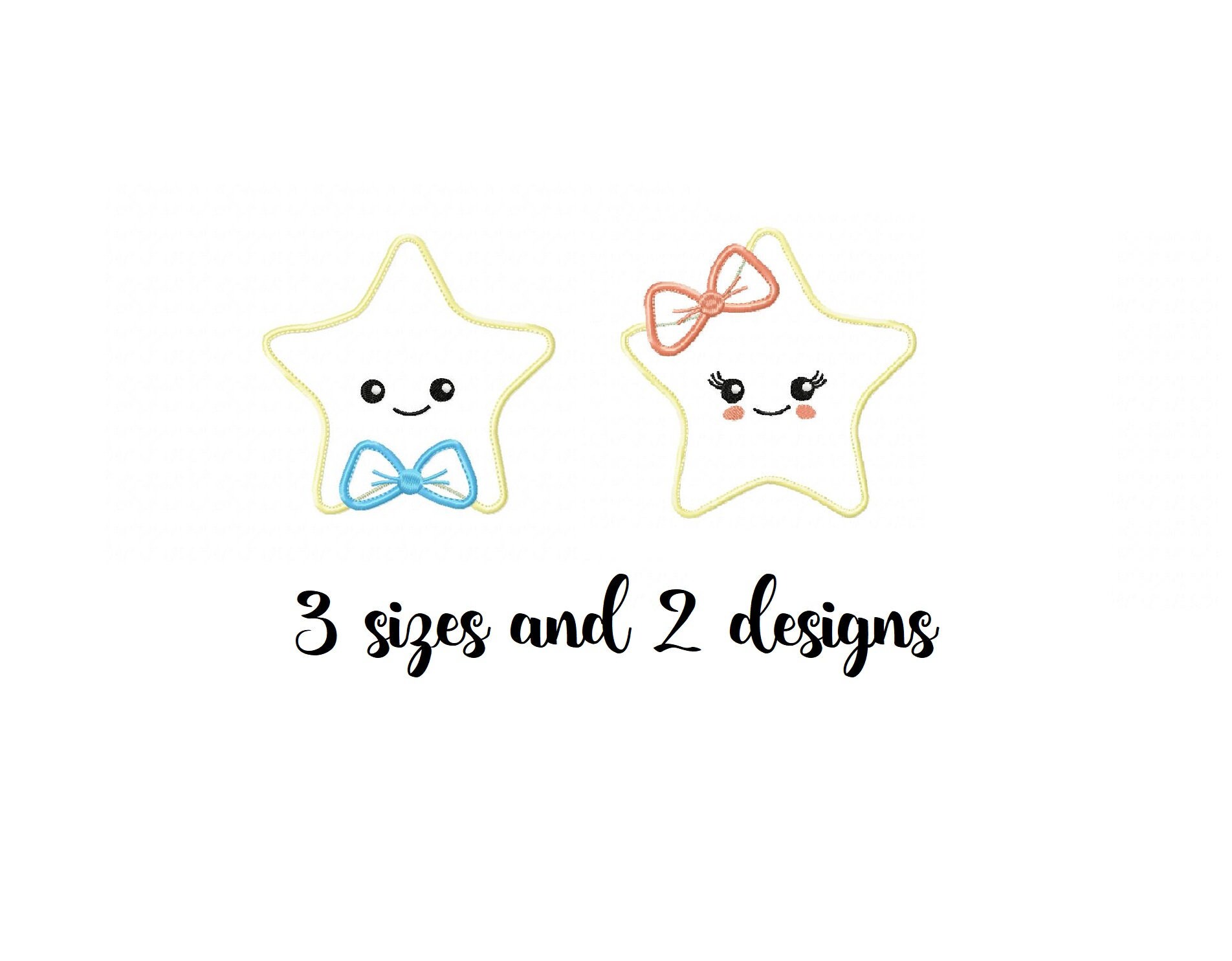 Happy Boy With Star Applique Pattern Embroidery Happy Boy With Star Applique Pattern Embroidery