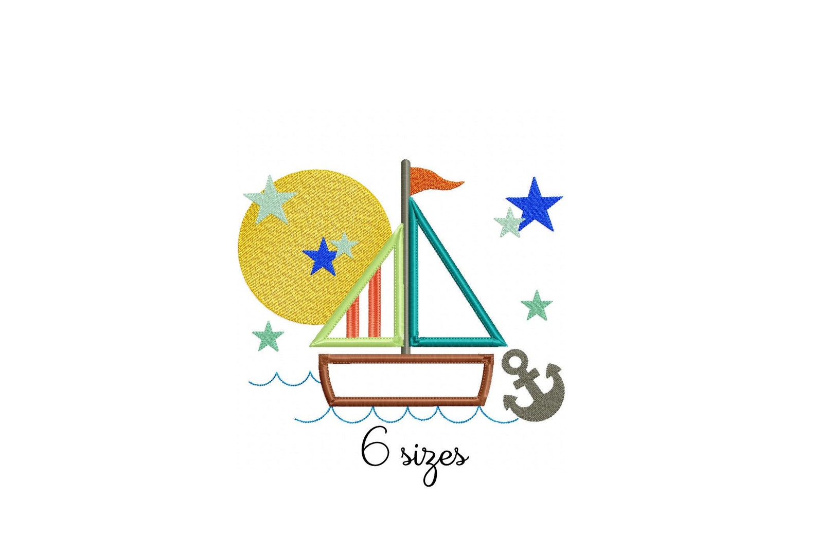 Boat Applique Embroidery Designs Vehicles Embroidery Design Etsy
