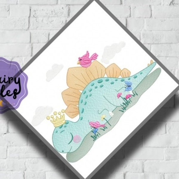 Cute Dino embroidery designs, babymbroidery design machine, Dinosaur embroidery pattern, file instant download, Newborn embroidery