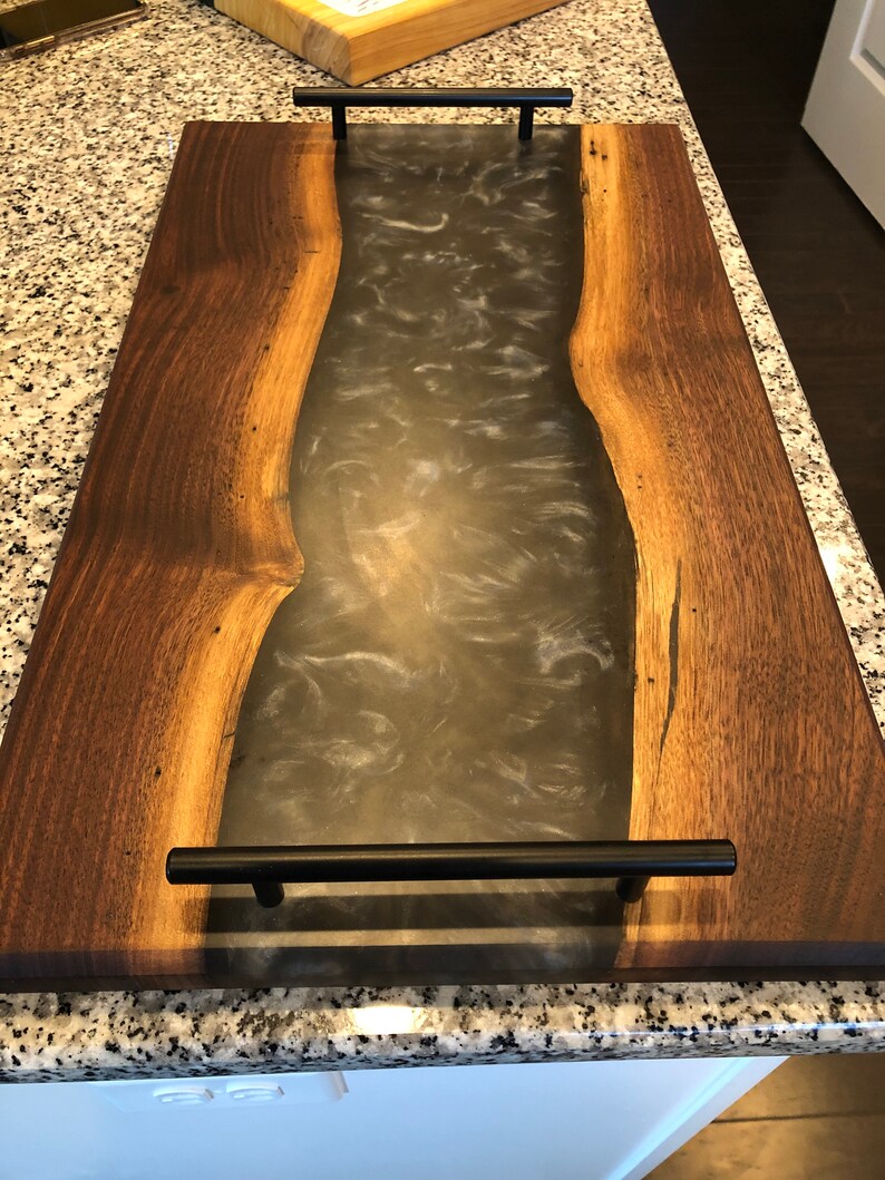 Epoxy Resin Serving Tray Etsy