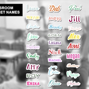 Group Name Magnet! Personalized Names, Refrigerator Magnet, Magnetic Locker Decor, Custom Teacher Gift, Student gift, Gift for Classroom