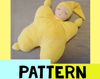 First doll Pattern, Rag doll, Textile doll, Handmade doll, Custom doll, Waldorf First Doll Pattern, Fabric dolls, Dolls