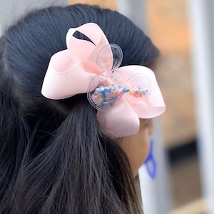 MInnie MOuse BOw, MIckey mouse hair bow, Minnie hair clip, Disney bow, Minnie mOuse gift for girl, small MInnie BOw