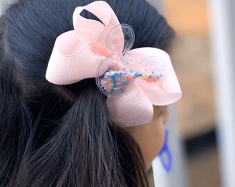 MInnie MOuse BOw, MIckey mouse hair bow, Minnie hair clip, Disney bow, Minnie mOuse gift for girl, small MInnie BOw