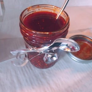 Salsa Macha Artesanal - Handgemaakt - Hete Chili-oliesaus - 7 oz. glazen pot