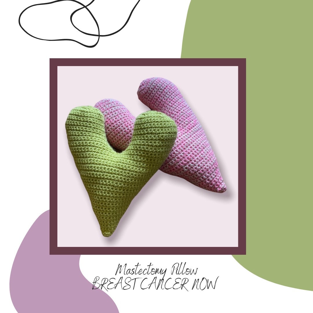 Mastectomy Pillow Crochet Pattern PDF Digital Dpwnload Raising Money