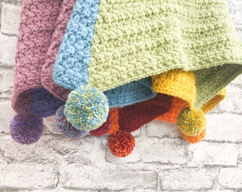 The Humbug Crochet Blanket Pattern- PDF DIGITAL DOWNLOAD