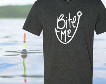 Bijt me donkere Gildan unisex T-shirt met korte mouwen