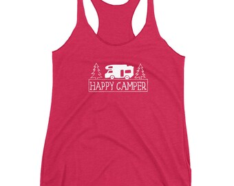 Happy Camper Women's Racerback Tank