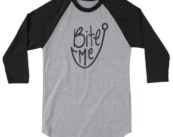 Bijt me honkbal T-shirt