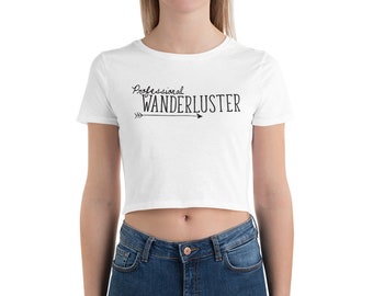 Professional Wanderluster Women’s Crop Tee