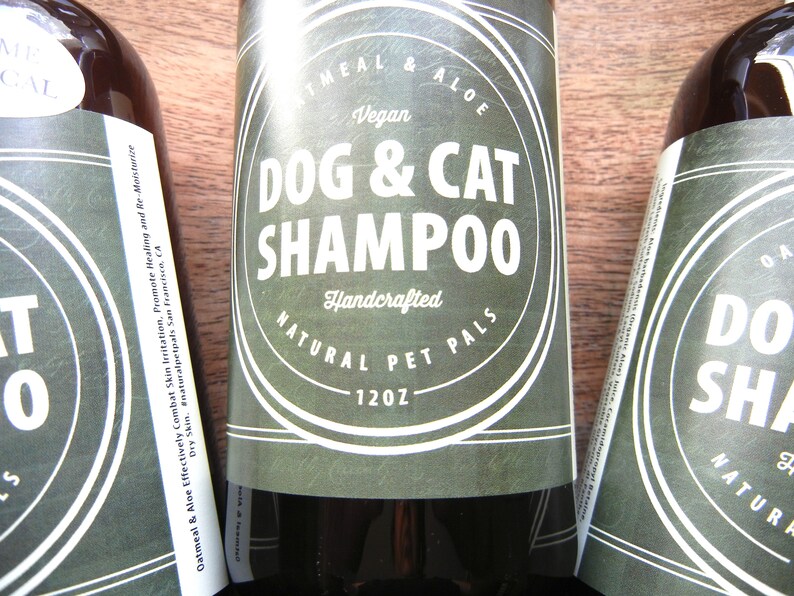 1BOTTLE Natural Dog & Cat Shampoo Vegan Pet Shampoo Etsy