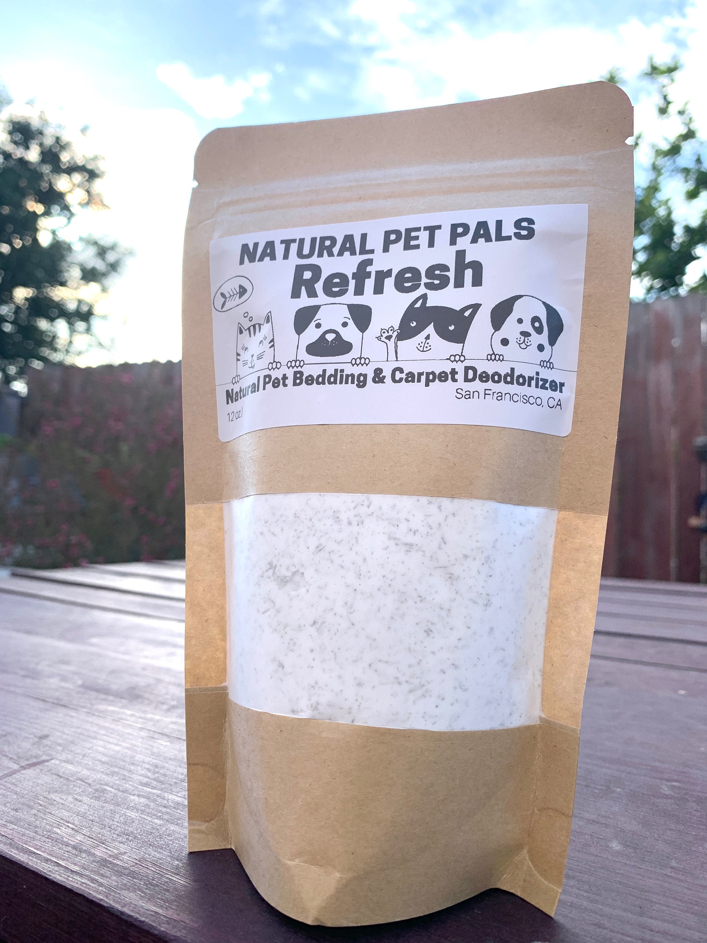 Desodorante de lavanda para alfombras y ropa de cama de mascotas: refrescante vegano artesanal