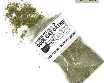 Organic Catnip for Cats – Handcrafted, Potent, 1oz