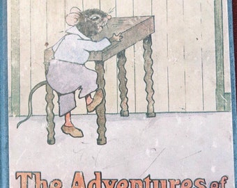 Die Abenteuer der Wee Maus von Dolores McKenna 1921-RAR/Antik/Vintage/Kinder/Kinder